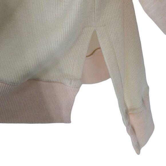 Free People We The Free Feelin It Pink Slouchy Patchwork Long Sleeve Top Medium - Picture 7 of 11